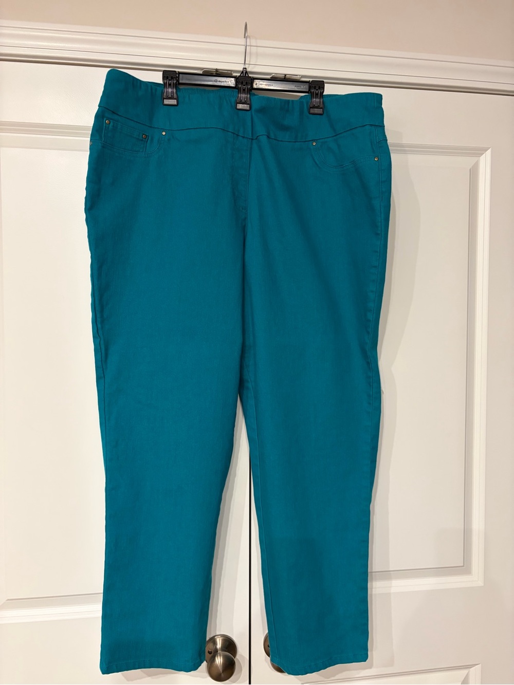 Ruby Rd. Straight Leg Pants in Teal
